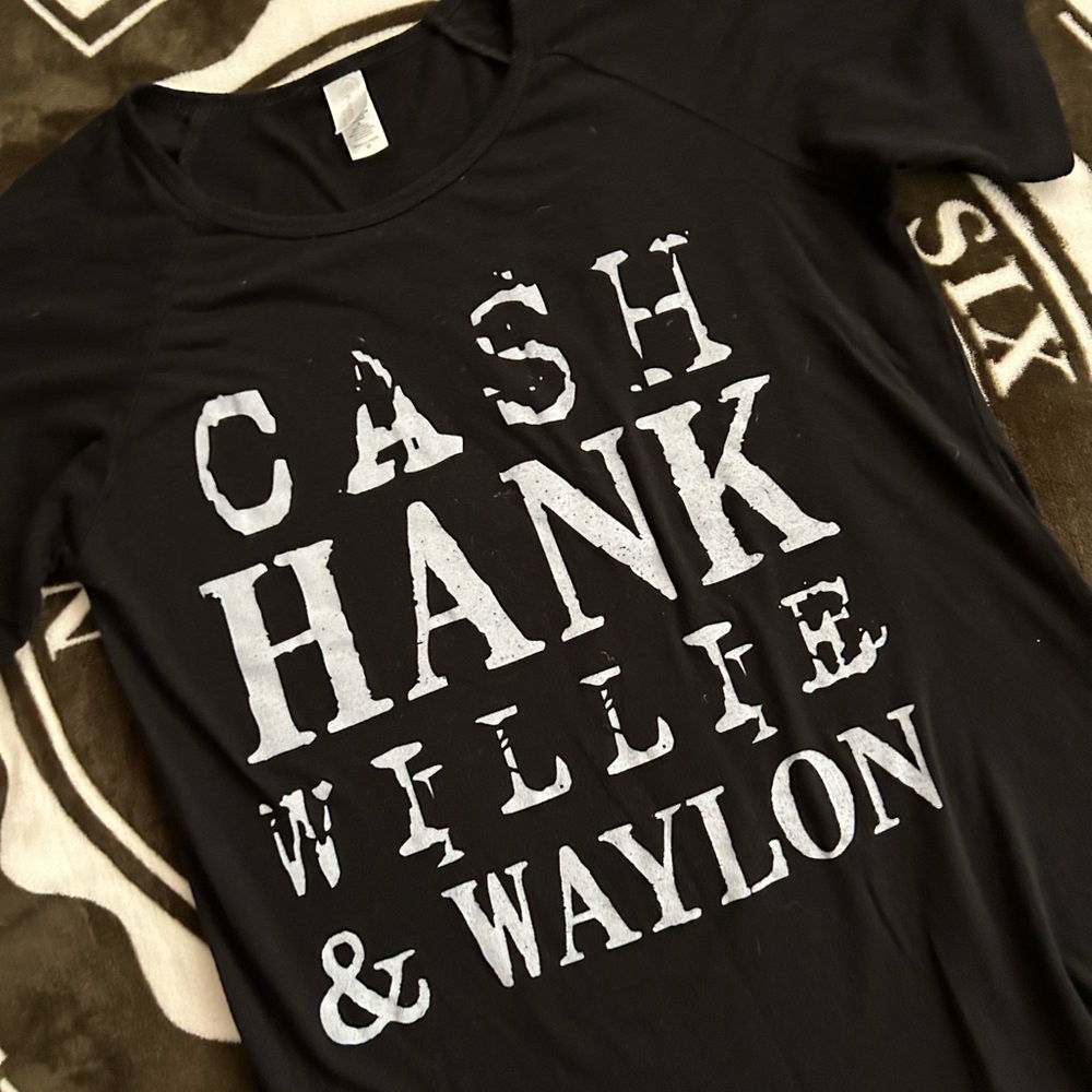 Cash, Hank, Willie, Waylon Shirt View 3